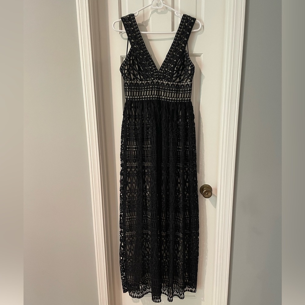 Nicole Miller black formal dress